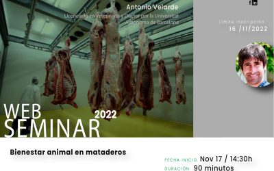 Webseminar: “Bienestar animal en mataderos”