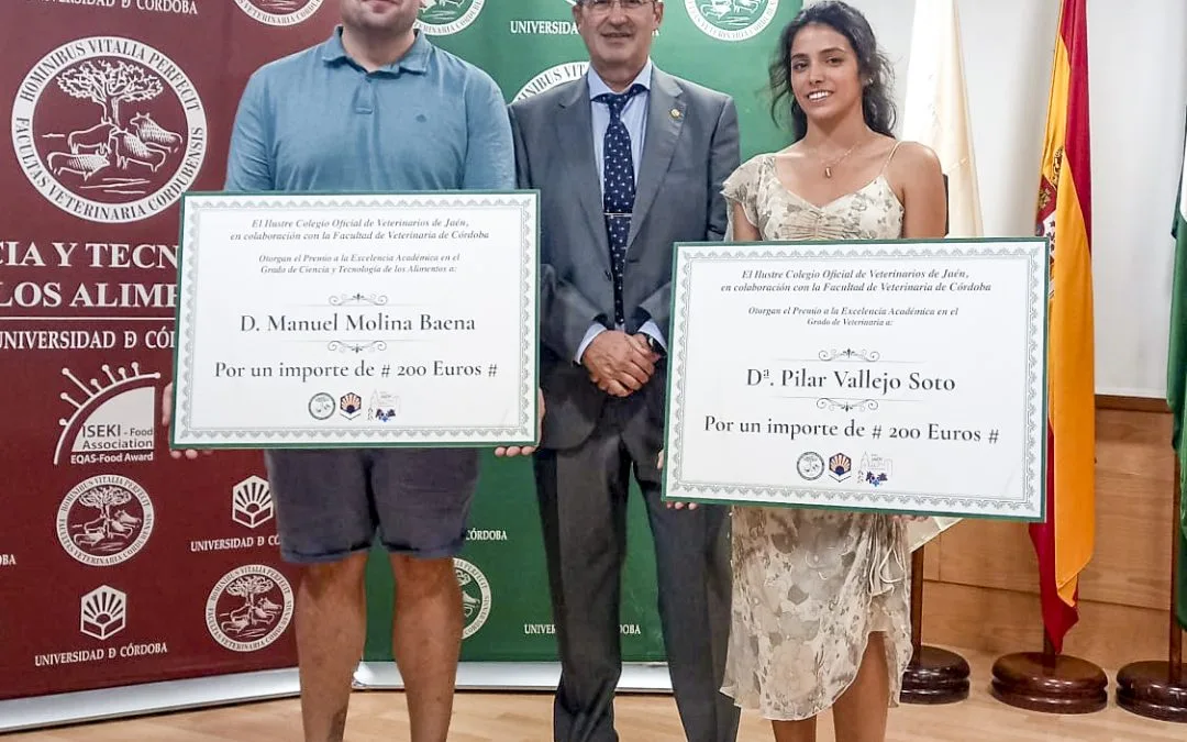 El ICOV JAÉN, colabora con la Facultad de Veterinaria de Córdoba con un premio a la excelencia académica