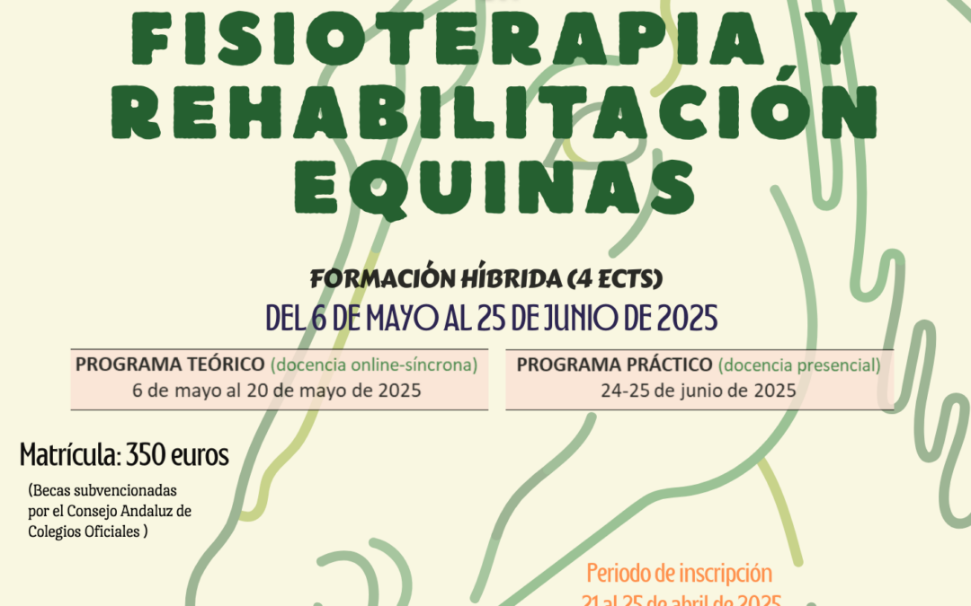 Curso: “Fisioterapia y rehabilitación equinas”