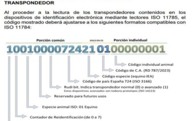 Cambio rango numeración. Microchips de équidos
