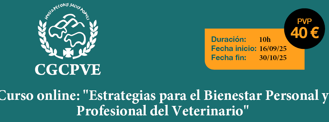 CURSO: Estrategias para el Bienestar Personal y Profesional del Veterinario