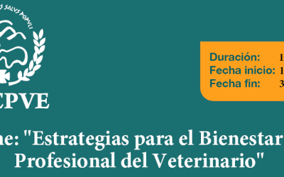 CURSO: Estrategias para el Bienestar Personal y Profesional del Veterinario