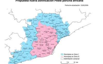 ACTUALIZACIÓN PESTE PORCINA AFRICANA EN CATALUÑA