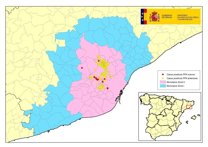 ACTUALIZACIÓN PESTE PORCINA AFRICANA EN JABALÍES SILVESTRES EN CATALUÑA